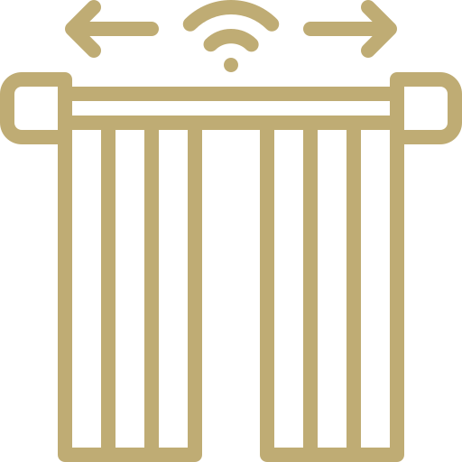 پرده برقی هوشمند