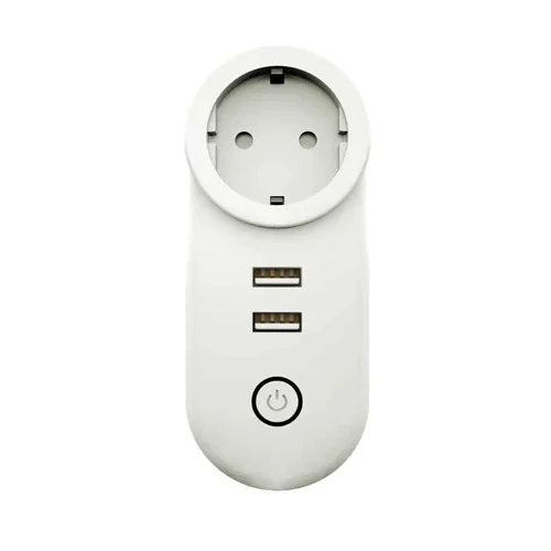 پریز هوشمند زیگبی MOES دو شاخه دار + 2 خروجی usb